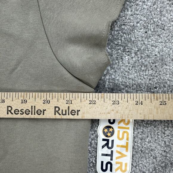 Under Armour Project Rock Short Sleeve Hoodie Mens Size Medium Taupe 1383209 - Picture 9 of 9